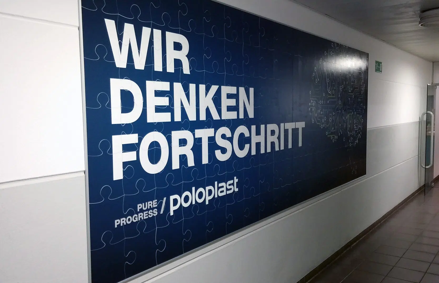 Werbeschilder Poloplast